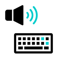 複数の電話番号を複数名で対応のアイコン