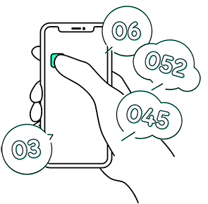 「03plus」は電話番号が持てるアプリです